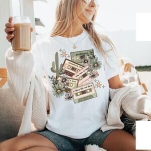Country Music Rodeo Western Concert Style Graphic T-Shirt
